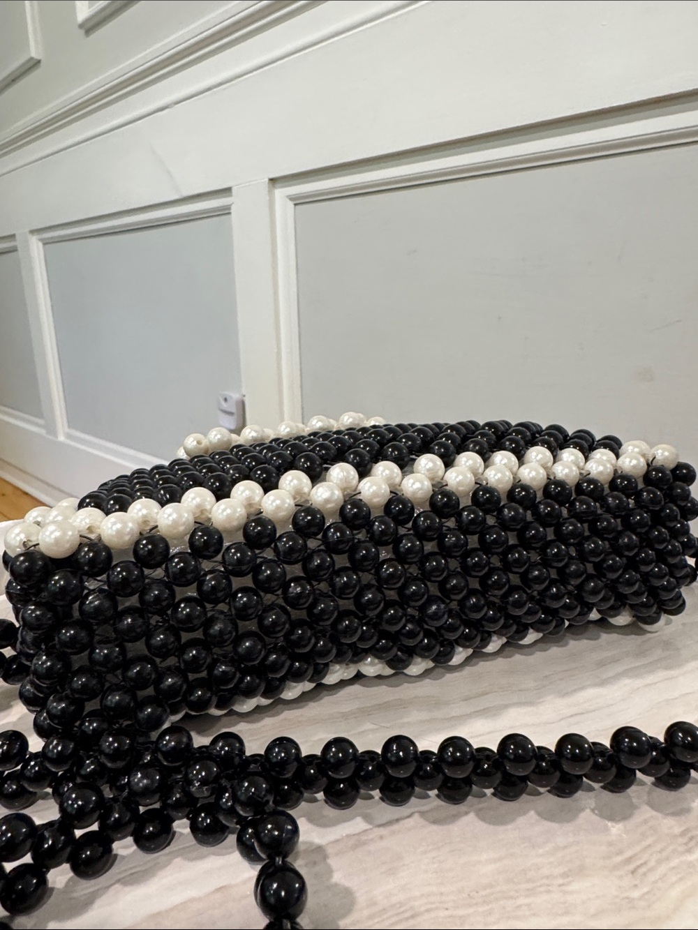 Kate Spade Bag Black White Beaded Target Limited Edition Sold Out Mini Crossbody - Picture 14 of 17